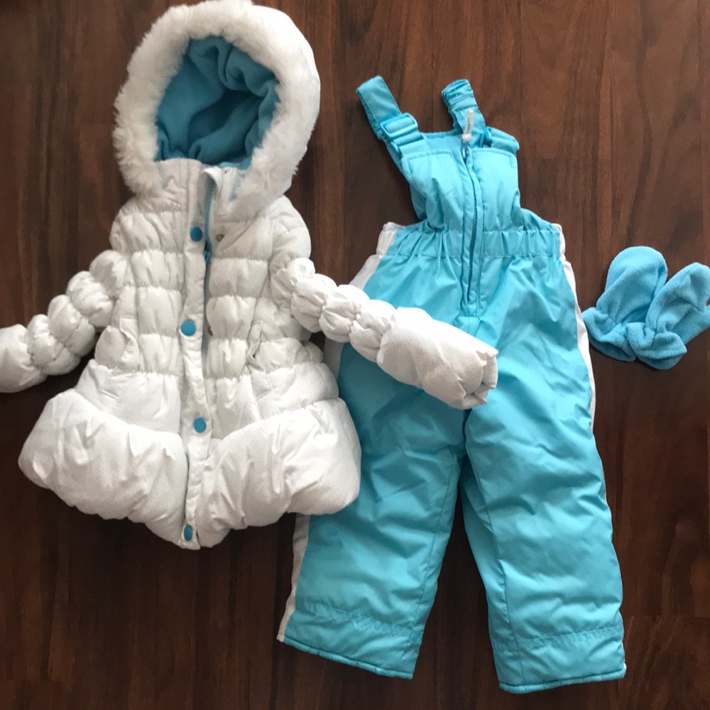 Baby girls snow outfit